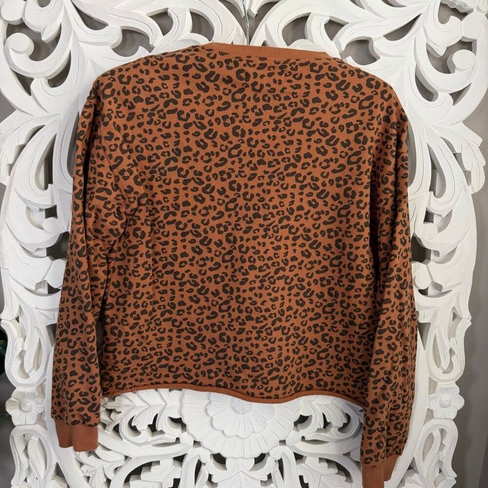 Blank NYC Leopard Print Sweatshirt - Picture 7 of 9